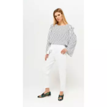 Брюки Люше-2571 В цвете: Белый; Размеры: 50,52,46,48,54,44