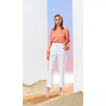 Брюки Prestige-4167 В цвете: Белый; Размеры: 46,48,44,42