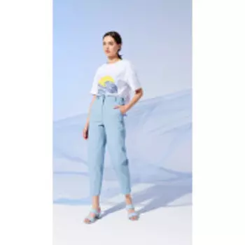 Брюки Prestige-4175 В цвете: Голубой; Размеры: 46,48,44,42