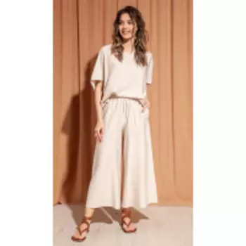 Брюки S_ette-4028 В цвете: Бежевый; Размеры: 50,52,46,48,44,42