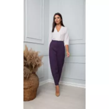 Брюки Sandyna-13859/4 В цвете: Фиолетовый; Размеры: 50,52,46,48,54,44