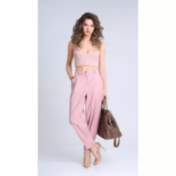 Брюки Sandyna-13859/5 В цвете: Розовый; Размеры: 50,52,46,48,54,44