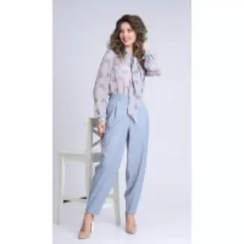 Брюки Sandyna-13859/6 В цвете: Голубой; Размеры: 50,52,46,48,54,44