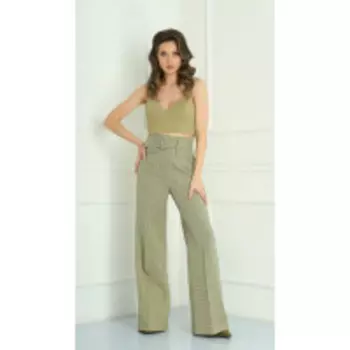 Брюки Sandyna-13917/5 В цвете: Зеленый; Размеры: 50,52,46,48,54,44