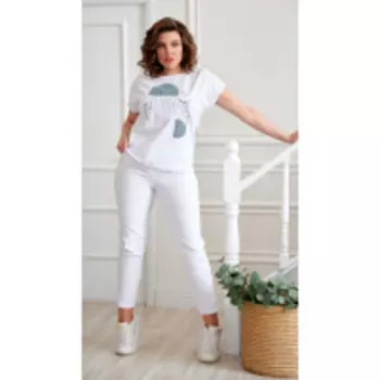 Брюки Swallow-2023/1 В цвете: Белый; Размеры: 56,50,52,46,48,54