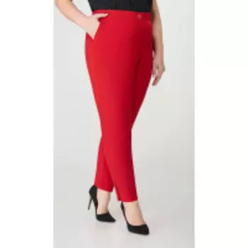 Брюки Swallow-371 В цвете: Красный; Размеры: 56,58,60,54