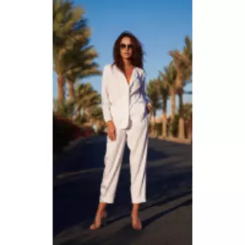 Брюки Vesnaletto-2660 В цвете: Белый; Размеры: 46,48,44