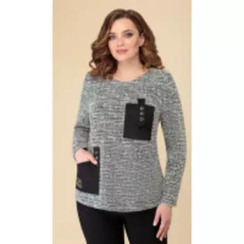 Джемпер Дали-2475 В цвете: Серый; Размеры: 58,62