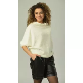 Джемпер Диамант-1623 В цвете: Белый; Размеры: 50,52,54