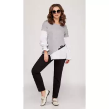 Джемпер DilanaVIP-1661 В цвете: Серый; Размеры: 54