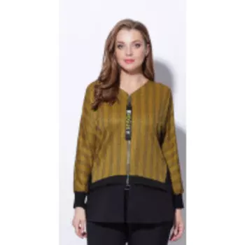 Джемпер КаринаДелюкс-В-221 Д В цвете: Черный, Желтый; Размеры: 52,54