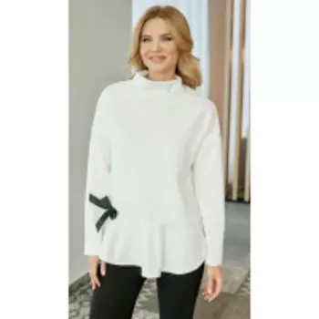 Джемпер LIBERTY-12208 В цвете: Белый; Размеры: 50,52,44,42