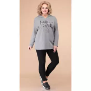 Джемпер Линия-Л-1853/1 В цвете: Серый; Размеры: 58,54