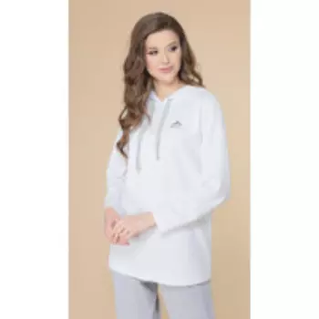 Джемпер Линия-Л-Б-1862 В цвете: Белый; Размеры: 50,46,48