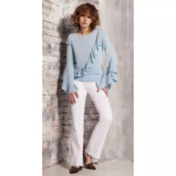 Джемпер Nova Line-20029 В цвете: Голубой; Размеры: 46,48,44,42