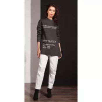 Джемпер Nova Line-20119 В цвете: Серый; Размеры: 44,42