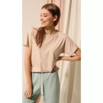 Джемпер Nova Line-20387/4 В цвете: Бежевый; Размеры: 50,52,46,48,44,42