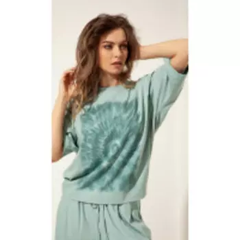 Джемпер Nova Line-20418/1 В цвете: Зеленый; Размеры: 52,44,42