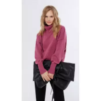 Джемпер PiRS-1985/2 В цвете: Розовый; Размеры: 50,52,46,48,44,42,40