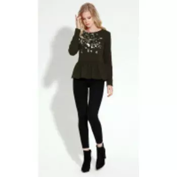 Джемпер Prio-4340Z В цвете: Зеленый; Размеры: 46,44,42