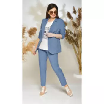 Elady-3134В В цвете: Синий; Размеры: 50,52,48,54