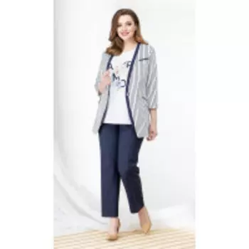 Elady-3884 В цвете: Синий, Серый; Размеры: 56,58,60,54