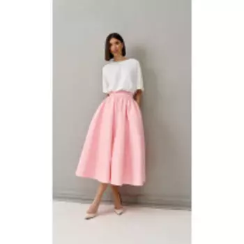 Юбка Beauty-3993 В цвете: Розовый; Размеры: 46,44,42
