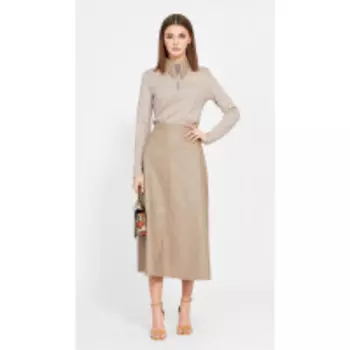 Юбка EOLA-1982 В цвете: Бежевый; Размеры: 50,46,44
