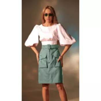 Юбка Golden Valley-56483 В цвете: Зеленый; Размеры: 46,48,44,42