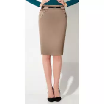 Юбка Lissana-3334/2 В цвете: Бежевый; Размеры: 46,48,44