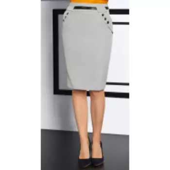 Юбка Lissana-3334/7 В цвете: Серый; Размеры: 46,48,44