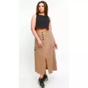 Юбка Mali-221-043 В цвете: Коричневый; Размеры: 56,58,50,52,46,48