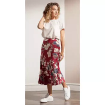 Юбка Nova Line-3576 В цвете: Красный; Размеры: 50,48,44,42