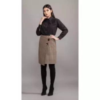 Юбка Olegran-1009/2 В цвете: Коричневый; Размеры: 50,52,54