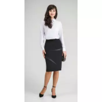 Юбка Swallow-053 В цвете: Черный; Размеры: 50,52,46,48,54