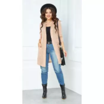 Кардиган Anastasia-497 В цвете: Розовый; Размеры: 56,50,52,54