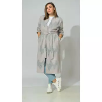 Кардиган Диамант-1645 В цвете: Серый; Размеры: 50,52,54