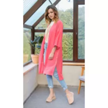 Кардиган Fantazia Mod-3435/1 В цвете: Розовый; Размеры: 50,52,48,54