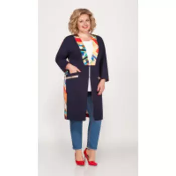 Кардиган Ивелта плюс-898 В цвете: Синий; Размеры: 56,58,54