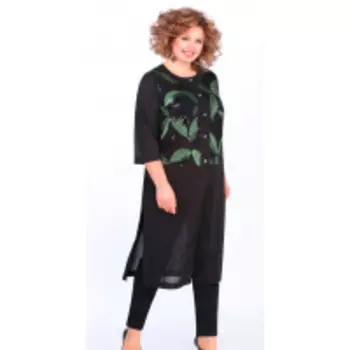 Кардиган Matini-41045 В цвете: Черный; Размеры: 56,58,52,54