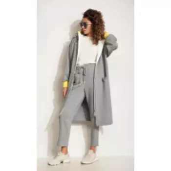 Кардиган Сч@стье-7187-1 В цвете: Серый; Размеры: 50,52,46,48,54,44,42