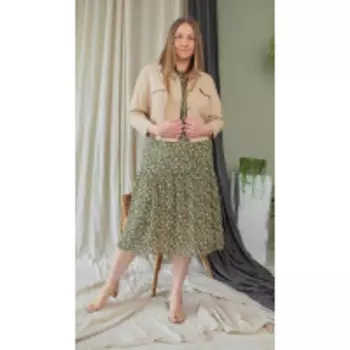 КаринаДелюкс-В-284А В цвете: Бежевый, Зеленый; Размеры: 50,52,48,54