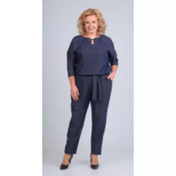 Комбинезон Диамант-1489 В цвете: Синий; Размеры: 52,54