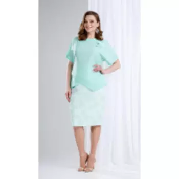 Костюм AGATTI-3612 В цвете: Зеленый; Размеры: 56,52,54