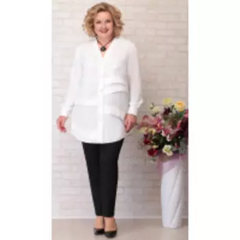 Костюм Aira Style-760 В цвете: Белый, Черный; Размеры: 56,58,54