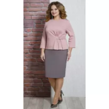 Костюм Alani-1303 В цвете: Бежевый, Серый; Размеры: 56,52,54