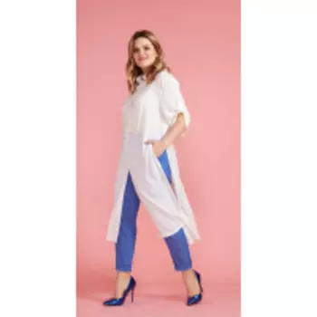 Костюм Anastasia-284 В цвете: Белый, Голубой; Размеры: 50