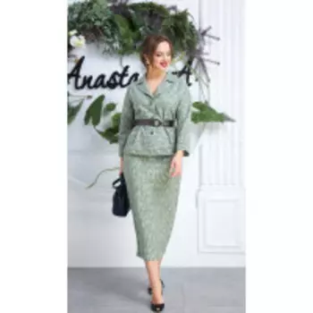 Костюм Anastasia-507 В цвете: Зеленый; Размеры: 56,50,52,54