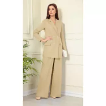 Костюм Andrea Fashion-AF-138/1 В цвете: Бежевый; Размеры: 46,44,42