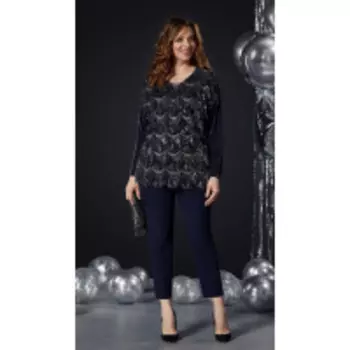 Костюм Andrea Style-00313 В цвете: Синий; Размеры: 50,48